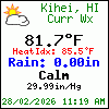 Current Weather Conditions in Kihei, HI, USA
