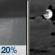 Friday Night: Slight Chance Rain Showers then Mostly Cloudy