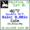 Current Weather Conditions in Pacifica, CA, USA