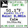 Current Weather Conditions in Pacifica, CA, USA