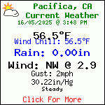Current Weather Conditions in Pacifica, CA, USA