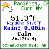 Current Weather Conditions in Pacifica, CA, USA