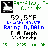 Current Weather Conditions in Pacifica, CA, USA