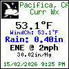 Current Weather Conditions in Pacifica, CA, USA
